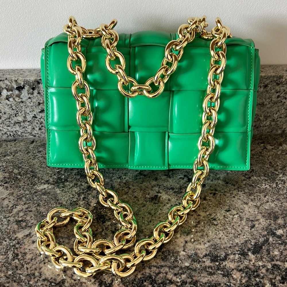 Green Cassette Handbag